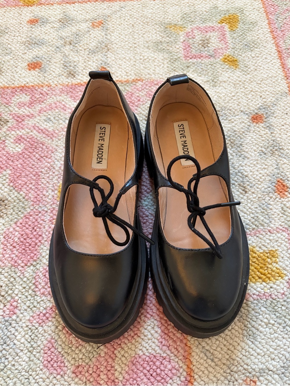 NWOT Steve Madden Landon Mary Jane Platforms - Picture 3 of 6